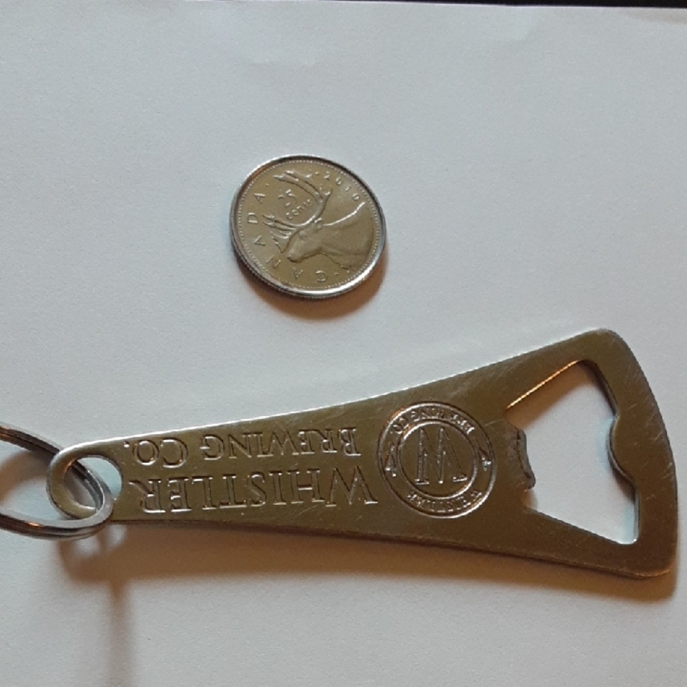 Whistler Brewing Co. Silver Bottle Opener Keychains - Picture 10 of 11